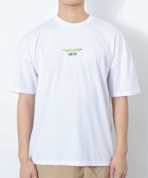 WEGO（ウィゴー）の「WEGO/フラッシュロゴビッグシルエットTシャツ（Tシャツ/カットソー・メンズ・ブラック/ホワイト・LARGE/MEDIUM）」の21枚目の写真