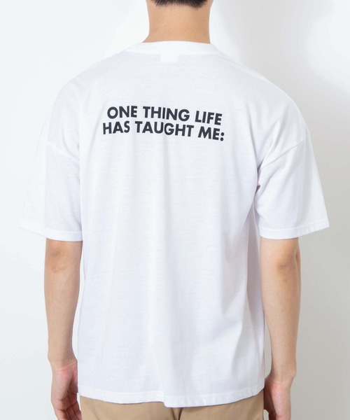 WEGO（ウィゴー）の「WEGO/フラッシュロゴビッグシルエットTシャツ（Tシャツ/カットソー・メンズ・ブラック/ホワイト・LARGE/MEDIUM）」の20枚目の写真