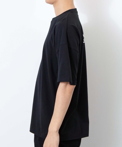 WEGO（ウィゴー）の「WEGO/フラッシュロゴビッグシルエットTシャツ（Tシャツ/カットソー・メンズ・ブラック/ホワイト・LARGE/MEDIUM）」の17枚目の写真