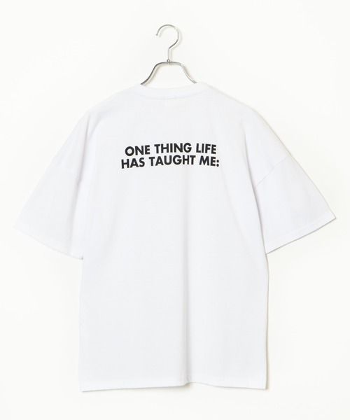 WEGO（ウィゴー）の「WEGO/フラッシュロゴビッグシルエットTシャツ（Tシャツ/カットソー・メンズ・ブラック/ホワイト・LARGE/MEDIUM）」の15枚目の写真