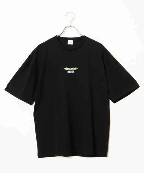 WEGO（ウィゴー）の「WEGO/フラッシュロゴビッグシルエットTシャツ（Tシャツ/カットソー・メンズ・ブラック/ホワイト・LARGE/MEDIUM）」の14枚目の写真