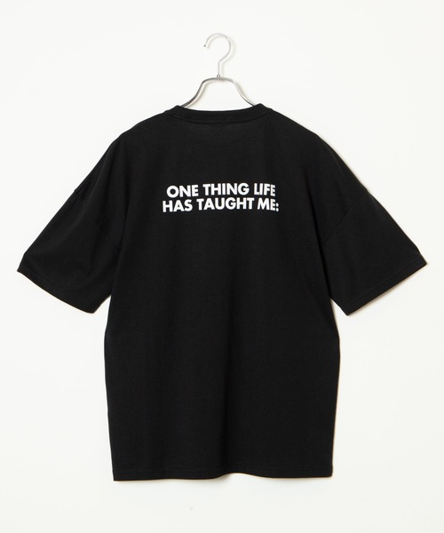 WEGO（ウィゴー）の「WEGO/フラッシュロゴビッグシルエットTシャツ（Tシャツ/カットソー・メンズ・ブラック/ホワイト・LARGE/MEDIUM）」の13枚目の写真