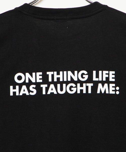 WEGO（ウィゴー）の「WEGO/フラッシュロゴビッグシルエットTシャツ（Tシャツ/カットソー・メンズ・ブラック/ホワイト・LARGE/MEDIUM）」の9枚目の写真