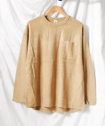 TRAP/U （トラップユー）の「【TRAP/U】裾ラウンドカット　ロンＴ（Tシャツ/カットソー）」