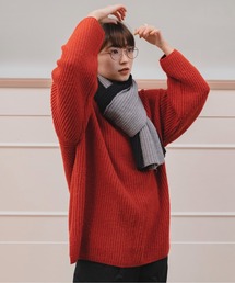 SENSION | knit volume muffler / ニットボリュームマフラー(マフラー)