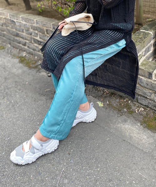 Marient（マリエント）の「ヴィンテージサテンラフPT（その他パンツ・レディース・グレー/ブルー/テラコッタ・FREE）」の3枚目の写真