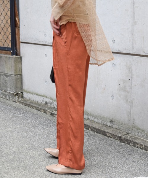 Marient（マリエント）の「ヴィンテージサテンラフPT（その他パンツ・レディース・グレー/ブルー/テラコッタ・FREE）」の12枚目の写真