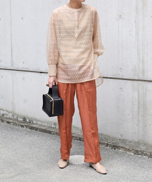 Marient（マリエント）の「ヴィンテージサテンラフPT（その他パンツ・レディース・グレー/ブルー/テラコッタ・FREE）」の6枚目の写真