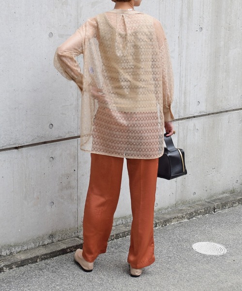 Marient（マリエント）の「ヴィンテージサテンラフPT（その他パンツ・レディース・グレー/ブルー/テラコッタ・FREE）」の8枚目の写真