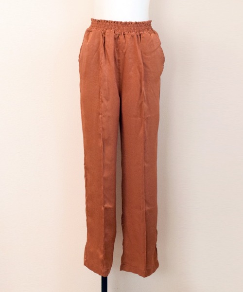 Marient（マリエント）の「ヴィンテージサテンラフPT（その他パンツ・レディース・グレー/ブルー/テラコッタ・FREE）」の5枚目の写真