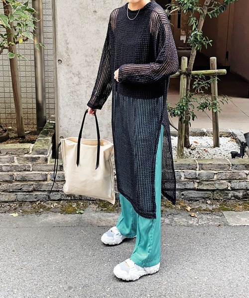 Marient（マリエント）の「ヴィンテージサテンラフPT（その他パンツ・レディース・グレー/ブルー/テラコッタ・FREE）」の7枚目の写真