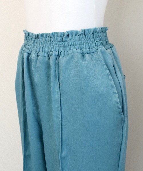 Marient（マリエント）の「ヴィンテージサテンラフPT（その他パンツ・レディース・グレー/ブルー/テラコッタ・FREE）」の9枚目の写真