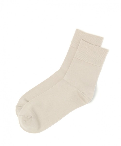 LAKOLE(ラコレ)の「ハイゲージクルーソックス / 898608(ソックス/靴下・レディース・ブラウン/ホワイト/ダークオリーブ/ベージュ/ブラック/ライトブルー/サンドグレー/スモーク/ブルー/チャコール/オレンジ/クリーム/ネイビー/ボルドー/グリーン/ライトグレー/ダークブルー・FREE)」の7枚目の写真