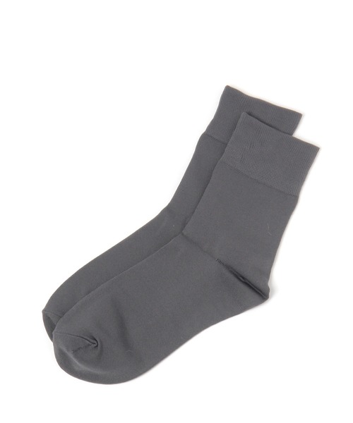 LAKOLE(ラコレ)の「ハイゲージクルーソックス / 898608(ソックス/靴下・レディース・ブラウン/ホワイト/ダークオリーブ/ベージュ/ブラック/ライトブルー/サンドグレー/スモーク/ブルー/チャコール/オレンジ/クリーム/ネイビー/ボルドー/グリーン/ライトグレー/ダークブルー・FREE)」の5枚目の写真