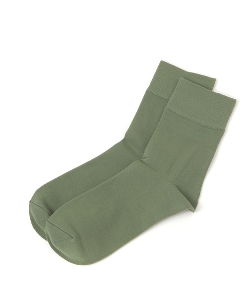 LAKOLE(ラコレ)の「ハイゲージクルーソックス / 898608(ソックス/靴下・レディース・ブラウン/ホワイト/ダークオリーブ/ベージュ/ブラック/ライトブルー/サンドグレー/スモーク/ブルー/チャコール/オレンジ/クリーム/ネイビー/ボルドー/グリーン/ライトグレー/ダークブルー・FREE)」の22枚目の写真