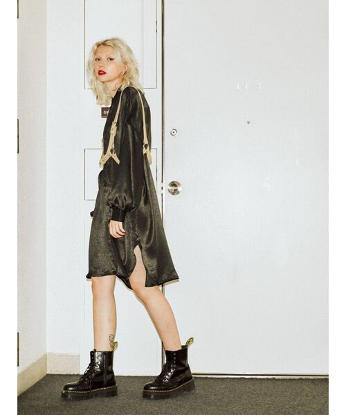 jouetie（ジュエティ）の「ノーカラービッグシャツ（シャツ/ブラウス・レディース・アイボリー/ブラック/グリーン/その他1・MEDIUM）」の5枚目の写真