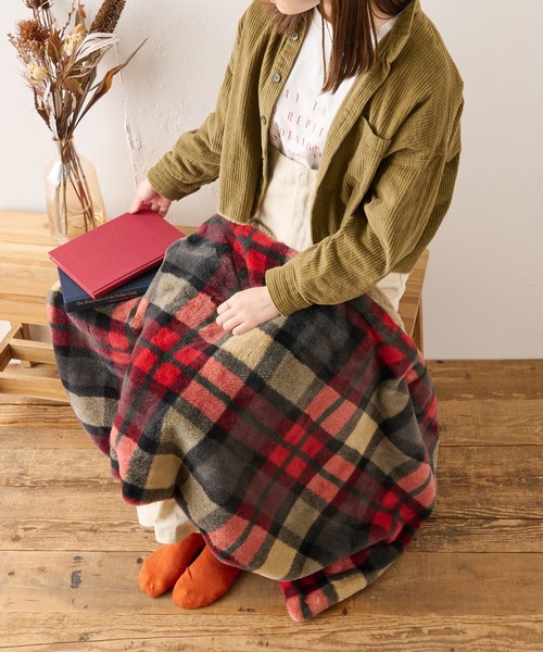 美品✨バーバリーブルーレーベル 2way ポンチョ ノバチェック ファー 裏起毛 BURBERRY BLUE LABEL ノバチェック サイズM キャミソール
