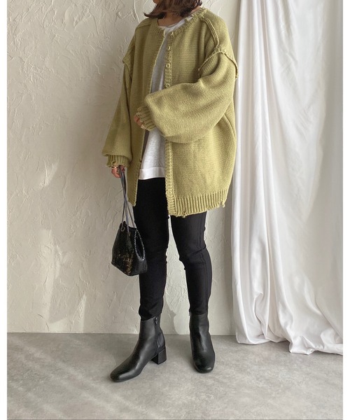 She's Closet(シーズクローゼット)の「裏起毛ウォームストレッチテーパードパンツ(その他パンツ・レディース・ブラック/ベージュ/カーキ・M/L/XL)」の9枚目の写真