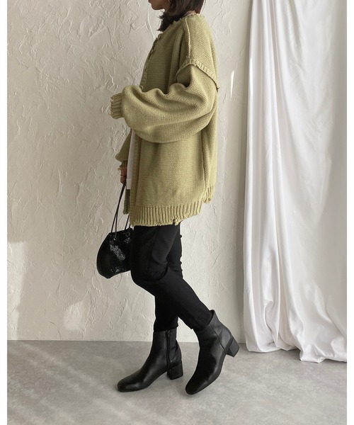 She's Closet(シーズクローゼット)の「裏起毛ウォームストレッチテーパードパンツ(その他パンツ・レディース・ブラック/ベージュ/カーキ・M/L/XL)」の10枚目の写真