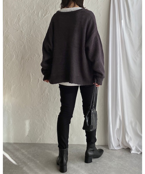 She's Closet(シーズクローゼット)の「裏起毛ウォームストレッチテーパードパンツ(その他パンツ・レディース・ブラック/ベージュ/カーキ・M/L/XL)」の12枚目の写真