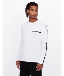 ARMANI EXCHANGE | 【A|Xアルマーニ エクスチェンジ】ロゴテープデザイン　長袖クルーネックTシャツ/REGULAR(Tシャツ/カットソー)