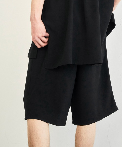 EMMA CLOTHES(エマクローズ)の「裾サイドロープ1タックワイドショーツ【EMMA CLOTHES/エマクローズ】(その他パンツ・メンズ・ブラック/ベージュ/ライラック/グレイッシュベージュ/キナリ・FREE)」の19枚目の写真