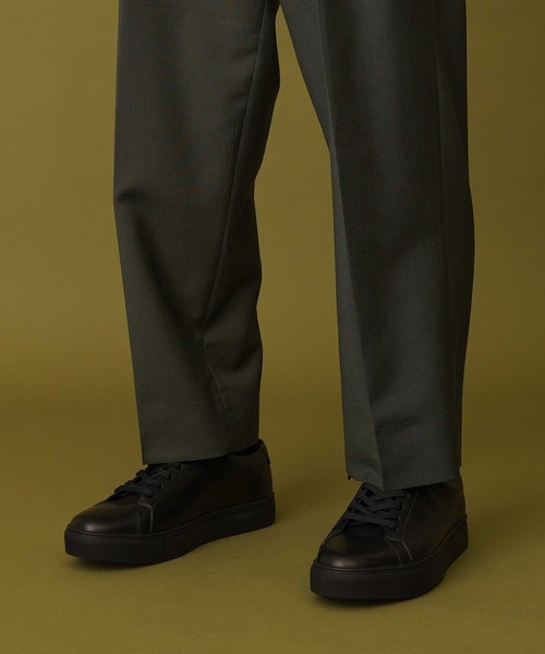 markaware（マーカウェア）の「【MARKAWARE】2TUCK COCOON FIT（スラックス・メンズ・ベージュ/グリーン・1/2）」の16枚目の写真