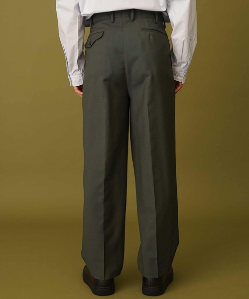 markaware（マーカウェア）の「【MARKAWARE】2TUCK COCOON FIT（スラックス・メンズ・ベージュ/グリーン・1/2）」の14枚目の写真