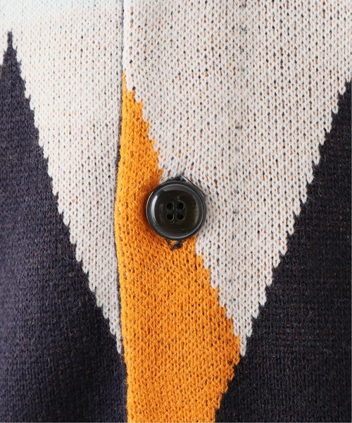 SUNNY SPORTS(サニースポーツ)の「【SUNNY SPORTS/サニースポーツ】JW別注ヴィンテージアーガイルカーディガン(カーディガン/ボレロ・メンズ・ネイビー・MEDIUM/LARGE)」の4枚目の写真