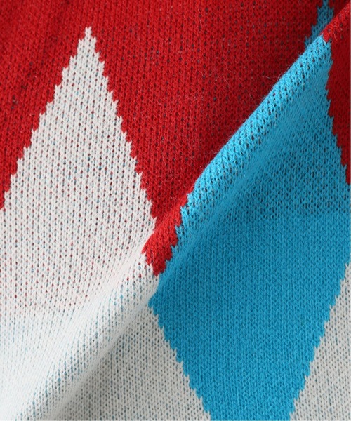 SUNNY SPORTS(サニースポーツ)の「【SUNNY SPORTS/サニースポーツ】JW別注ヴィンテージアーガイルカーディガン(カーディガン/ボレロ・メンズ・ネイビー・MEDIUM/LARGE)」の10枚目の写真