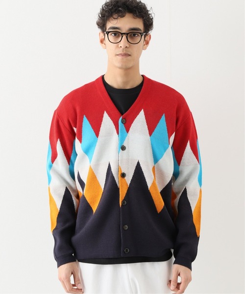 SUNNY SPORTS(サニースポーツ)の「【SUNNY SPORTS/サニースポーツ】JW別注ヴィンテージアーガイルカーディガン(カーディガン/ボレロ・メンズ・ネイビー・MEDIUM/LARGE)」の9枚目の写真
