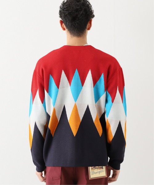 SUNNY SPORTS(サニースポーツ)の「【SUNNY SPORTS/サニースポーツ】JW別注ヴィンテージアーガイルカーディガン(カーディガン/ボレロ・メンズ・ネイビー・MEDIUM/LARGE)」の12枚目の写真