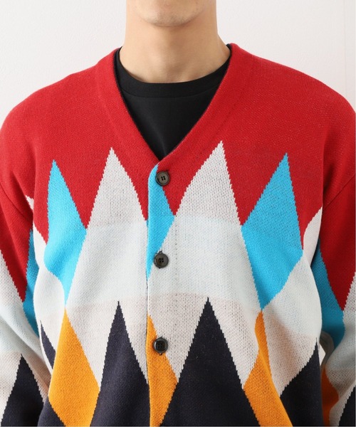 SUNNY SPORTS(サニースポーツ)の「【SUNNY SPORTS/サニースポーツ】JW別注ヴィンテージアーガイルカーディガン(カーディガン/ボレロ・メンズ・ネイビー・MEDIUM/LARGE)」の6枚目の写真