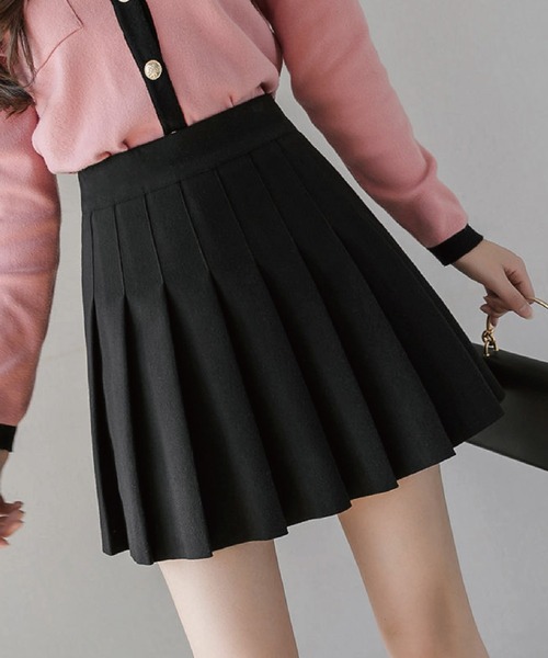 meJane（ミージェーン）の「スワンプリーツスカパン（スカート・レディース・チャコールグレー/ブラック/グレー・S/M）」の7枚目の写真