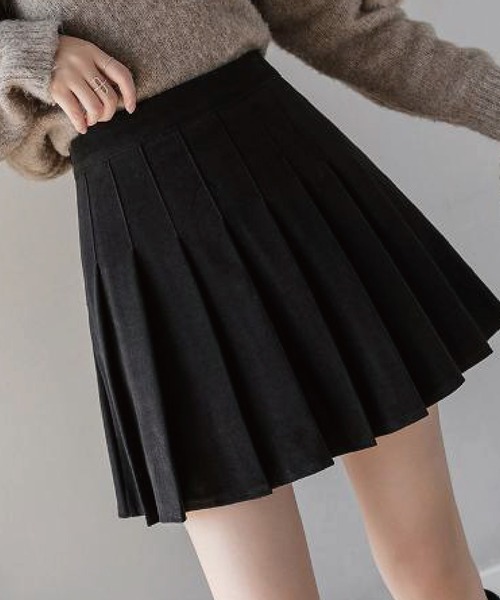 meJane（ミージェーン）の「スワンプリーツスカパン（スカート・レディース・チャコールグレー/ブラック/グレー・S/M）」の17枚目の写真