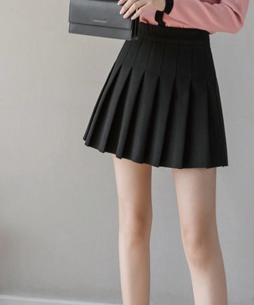 meJane（ミージェーン）の「スワンプリーツスカパン（スカート・レディース・チャコールグレー/ブラック/グレー・S/M）」の13枚目の写真