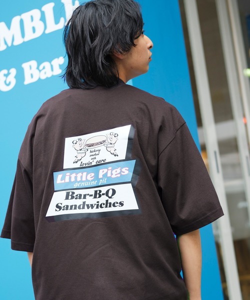 AMERICAN SHOP SIGN（アメリカンショップサイン）の「AMERICAN SHOP SIGN/アメリカンショップサイン 別注 オーバーサイズ プリント半袖カットソー（Tシャツ/カットソー・メンズ・チャコールグレー/ベージュ/オフホワイト/ホワイト系その他/グレー系その他/ベージュ系その他/ホワイト系その他2/ホワイト系その他3/グレー系その他2/グレー系その他3/ベージュ系その他2/ベージュ系その他3・M/L）」の20枚目の写真