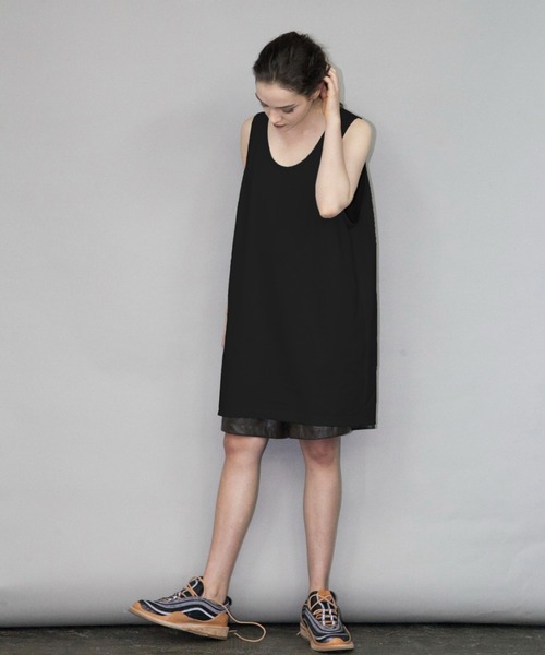 my beautiful landlet（マイビューティフルランドレット）の「【my beautiful landlet】 long tank top / free（Tシャツ/カットソー・メンズ・ブラック/ホワイト/ベージュ・FREE）」の11枚目の写真