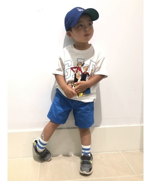 GAP（ギャップ）の「プルオン ショートパンツ (キッズ)（その他パンツ・キッズ・その他/ベージュ/ブルー・XXL/S/XL/M/XS/L）」の4枚目の写真