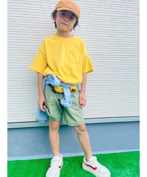 GAP（ギャップ）の「プルオン ショートパンツ (キッズ)（その他パンツ・キッズ・その他/ベージュ/ブルー・XXL/S/XL/M/XS/L）」の9枚目の写真