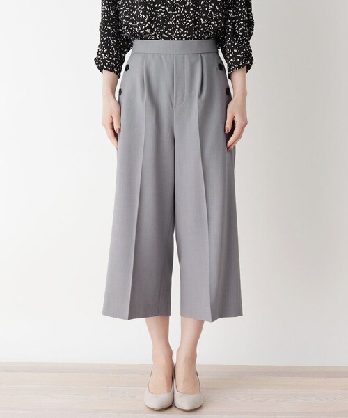 pink adobe(ピンクアドベ)の「◆【M-3L】TRガウチョパンツ(その他パンツ・レディース・グレー/ダークブラウン/ライトベージュ・38/40/42/44)」の4枚目の写真