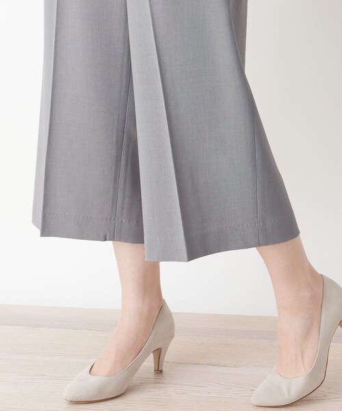 pink adobe(ピンクアドベ)の「◆【M-3L】TRガウチョパンツ(その他パンツ・レディース・グレー/ダークブラウン/ライトベージュ・38/40/42/44)」の6枚目の写真