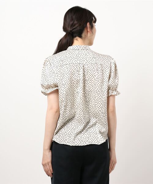 JUMELLE（ジュメロ）の「キュアブラウス（シャツ/ブラウス・レディース・ブラック/アイボリー・FREE）」の3枚目の写真