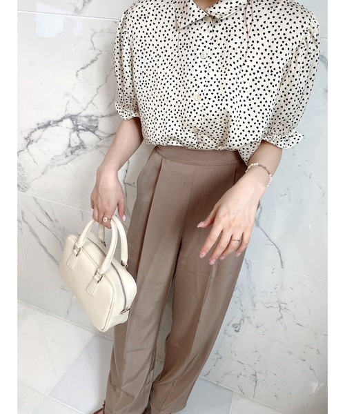 JUMELLE（ジュメロ）の「キュアブラウス（シャツ/ブラウス・レディース・ブラック/アイボリー・FREE）」の14枚目の写真