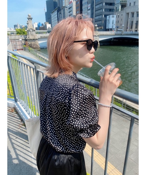 JUMELLE（ジュメロ）の「キュアブラウス（シャツ/ブラウス・レディース・ブラック/アイボリー・FREE）」の21枚目の写真