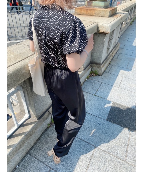 JUMELLE（ジュメロ）の「キュアブラウス（シャツ/ブラウス・レディース・ブラック/アイボリー・FREE）」の22枚目の写真