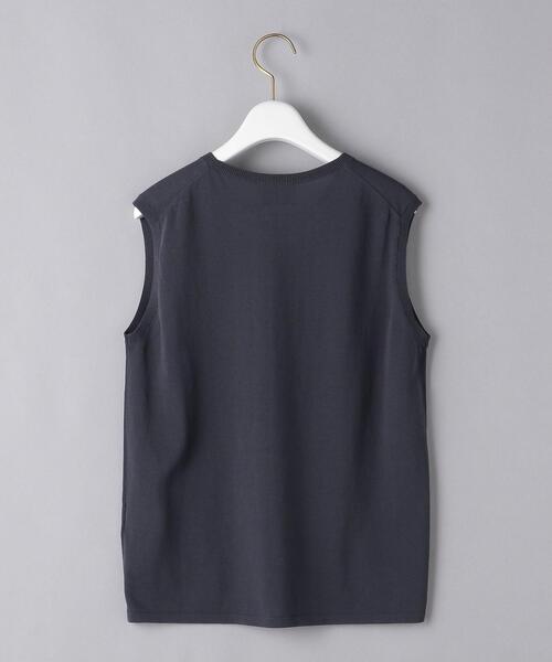 UNITED ARROWS（ユナイテッドアローズ）の「UBC ハイツイストコットン クルーネック ノースリーブニット◆（ニット/セーター・レディース・ホワイト/ダークグレー/ケリー/ブラック・FREE）」の17枚目の写真
