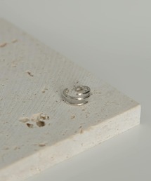 SMELLY | silver925サンボンラインイヤカフ(イヤーカフ)