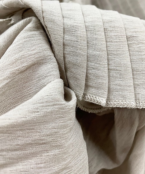 LUGIVA(ルギヴァ)の「ボイルプリーツ重ねスカート(スカート・レディース・ブラック/ベージュ/グリーン/ブラウン・M)」の16枚目の写真