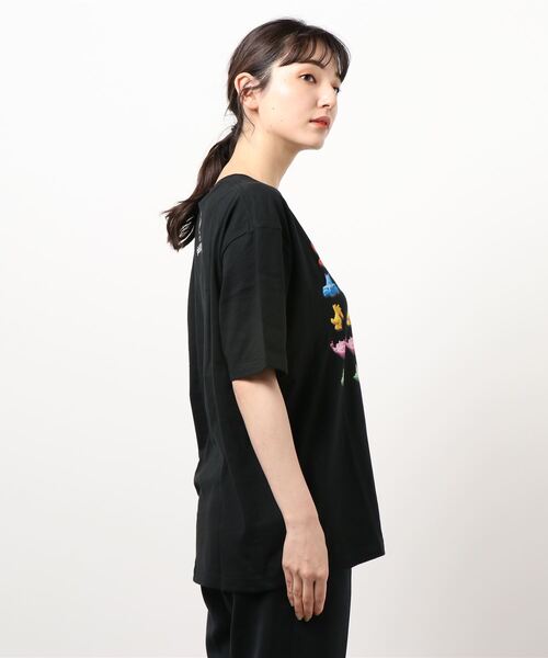 SEVENDAYS=SUNDAY（セブンデイズサンデイ）の「LOONEY TUNES TEE　＊◇（Tシャツ/カットソー・レディース・チャコールグレー/オフホワイト・S/M/L）」の9枚目の写真